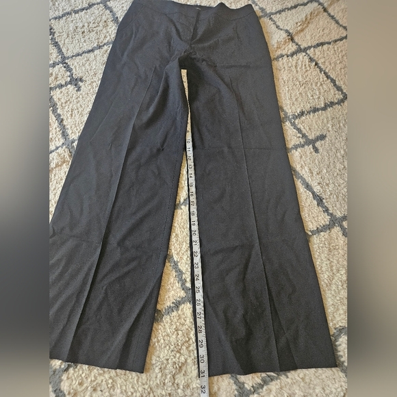 Lafayette 148 Virgin Wool Wide Leg Trouser Pant Size 8 - Picture 4 of 5